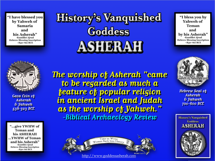 Asherah worship = Yahweh